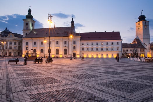 Sibiu Center at dawn - Great Square