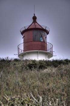 Lighthouse on North Frisian Island Amrum in Germany