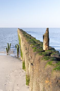 Beach on the North Frisian Island Amrum in Germany