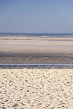 Beach on the North Frisian Island Amrum in Germany