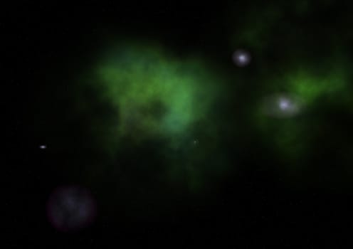 Star field in space a nebulae and a gas congestion. "Elements of this image furnished by NASA".