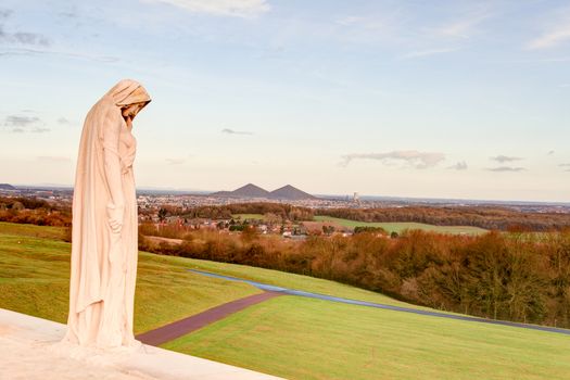 the Canadian memorial at Vimy France World War 1