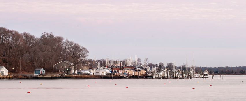 Greenwich Bay Harbor Seaport in Rhode Island