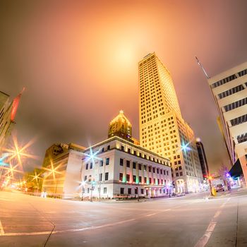 tulsa city skyline around downtown