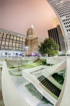 tulsa city skyline around downtown