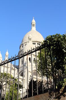 Basilica Sacre Coeur at Montmartre in Paris, France