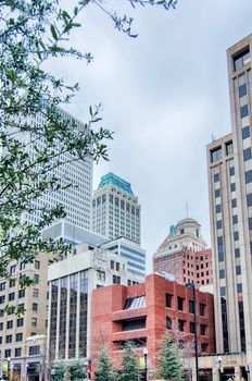 tulsa city skyline around downtown