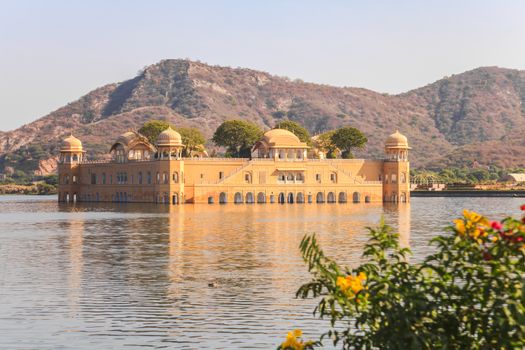 Jal Mahal in Jaipur, The Water Palace in Man Sagar Lake, Rajasthan, India