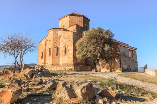 Ancient Jvari Church in Mtskheta City, Georgia