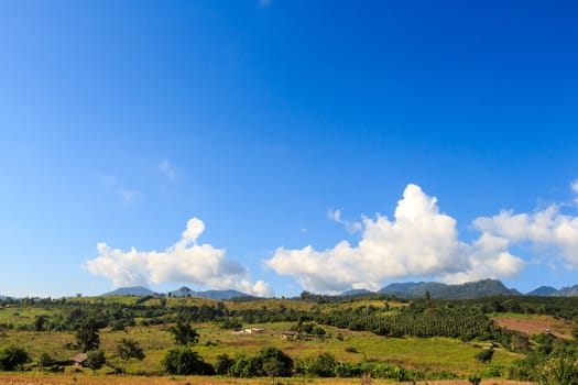 countryside view at Mae Hong Son ,Thailand