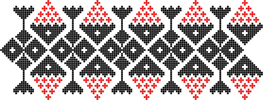 romanian traditional ethnic costume motif genuine pattern