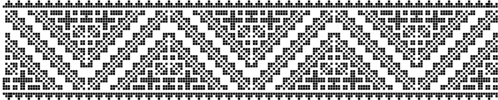 romanian traditional ethnic costume motif seamless pattern