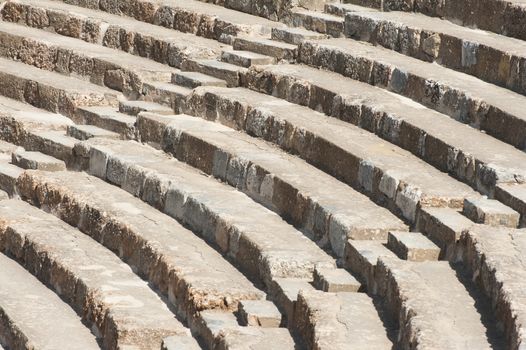 Ancient Roman Amphitheater in Ephesus, Turkey