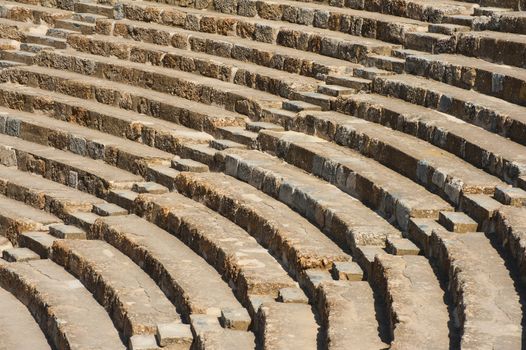 Ancient Roman Amphitheater in Ephesus, Turkey