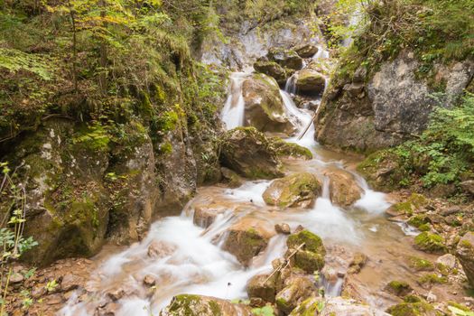 Barenschutzklamm , the most impressive and the best developed gorge in Styria, Austria