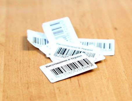 Barcode with the inscription "Made in Ukraine".