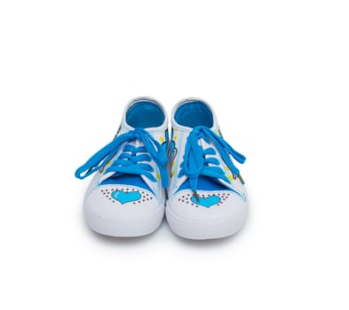 sneakers isolated on the white background