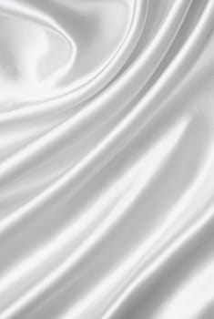 Smooth elegant white silk can use as wedding background 