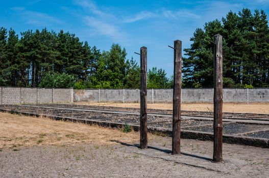 part of the former concentration camp Sachsenhausen near Berlin