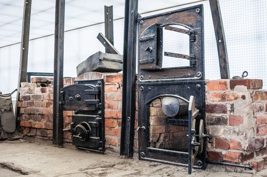 part of the former concentration camp Sachsenhausen near Berlin