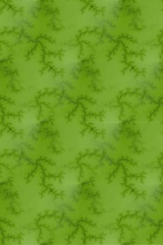 Fractal background image with bright green colors.