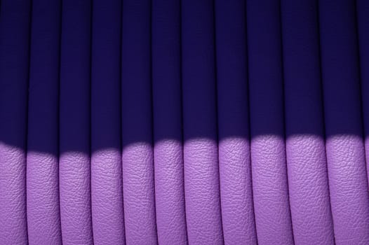 light and shade lilac leather seating abstract