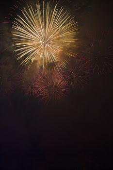 Fireworks light up the sky with dazzling display