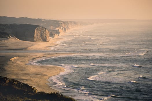 Landscape picture of a beautiful beach