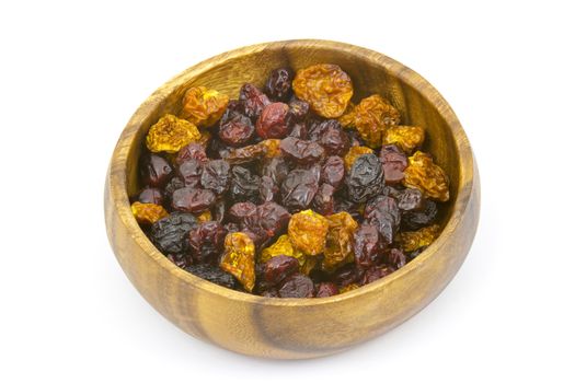 different dried berries