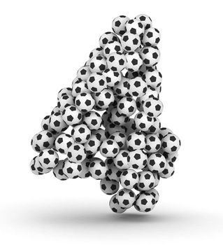 Soccer football Balls Font