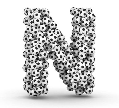 Soccer football Balls Font