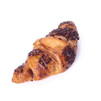 Croissant on a white background