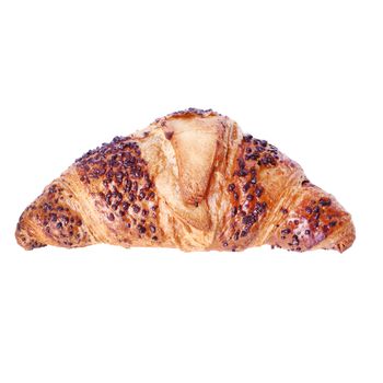 Croissant on a white background