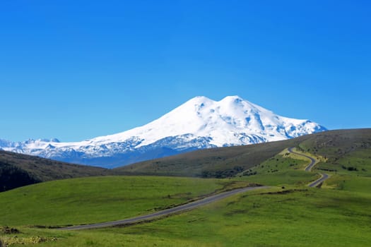 Elbrus mountain is highest peak of Europe