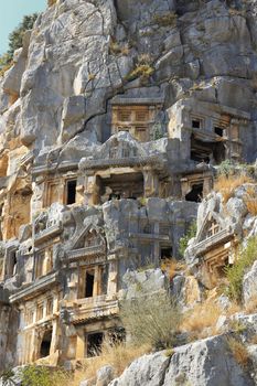 Ancient Dead Town In Myra Demre Turkey