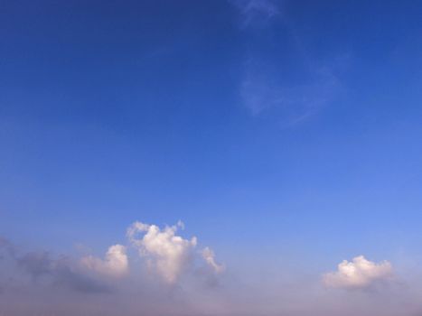 Sunset clouds in purple colour