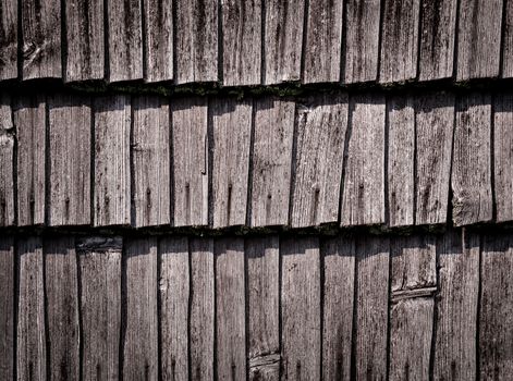 abstract background or texture detail of an old wooden roof