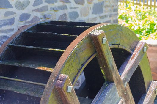 Old mill wheel of a Watermill