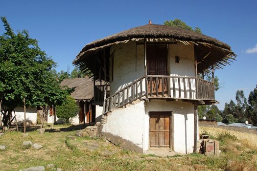 Palace of emperor Menelik II on Mount Entoto, Addis Ababa, Ethiopia, Africa 