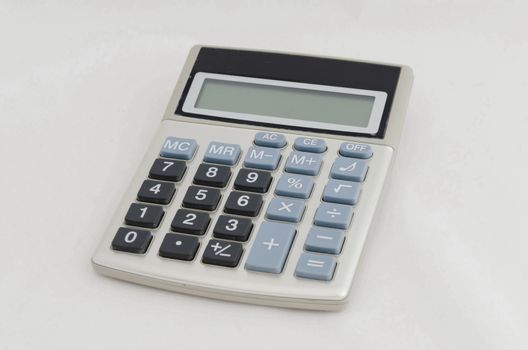 Electronic calculator with battery sun