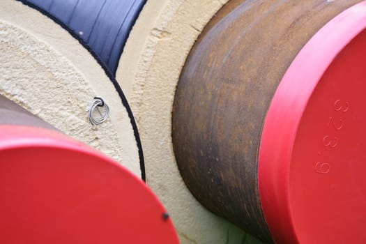 Pipes used for district heating