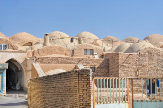 Traditional housing in town of Kashan in Iran