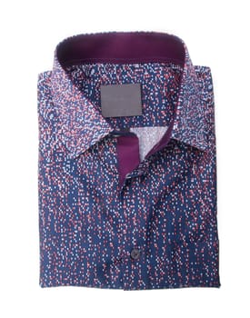 shirt. mens shirt folded on background