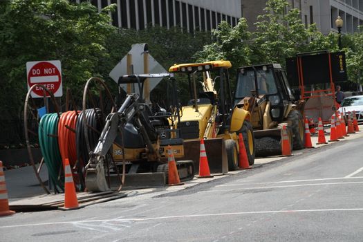 Washington DC, USA - may 13, 2012. Road vehicles on the streets of Washington