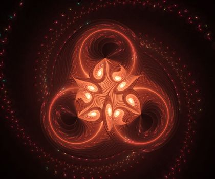 Computer generated fractal artwork for creative art,design and entertainment