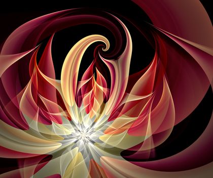 Computer generated fractal artwork for creative art,design and entertainment