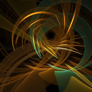 Computer generated fractal artwork for creative art,design and entertainment