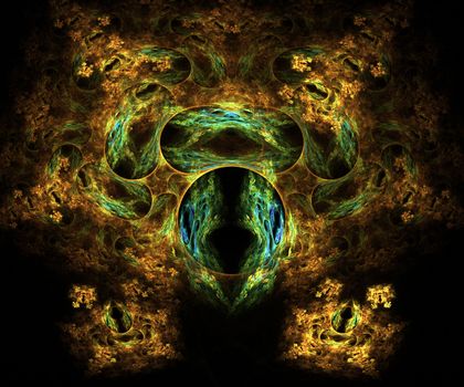 Computer generated fractal artwork for creative art,design and entertainment