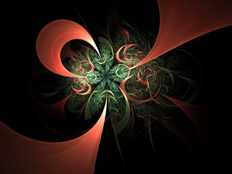 Computer generated fractal artwork for creative art,design and entertainment