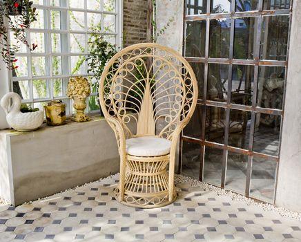 Luxury rattan chair